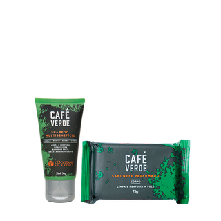 Duo Café Verde: Sabonete e Shampoo